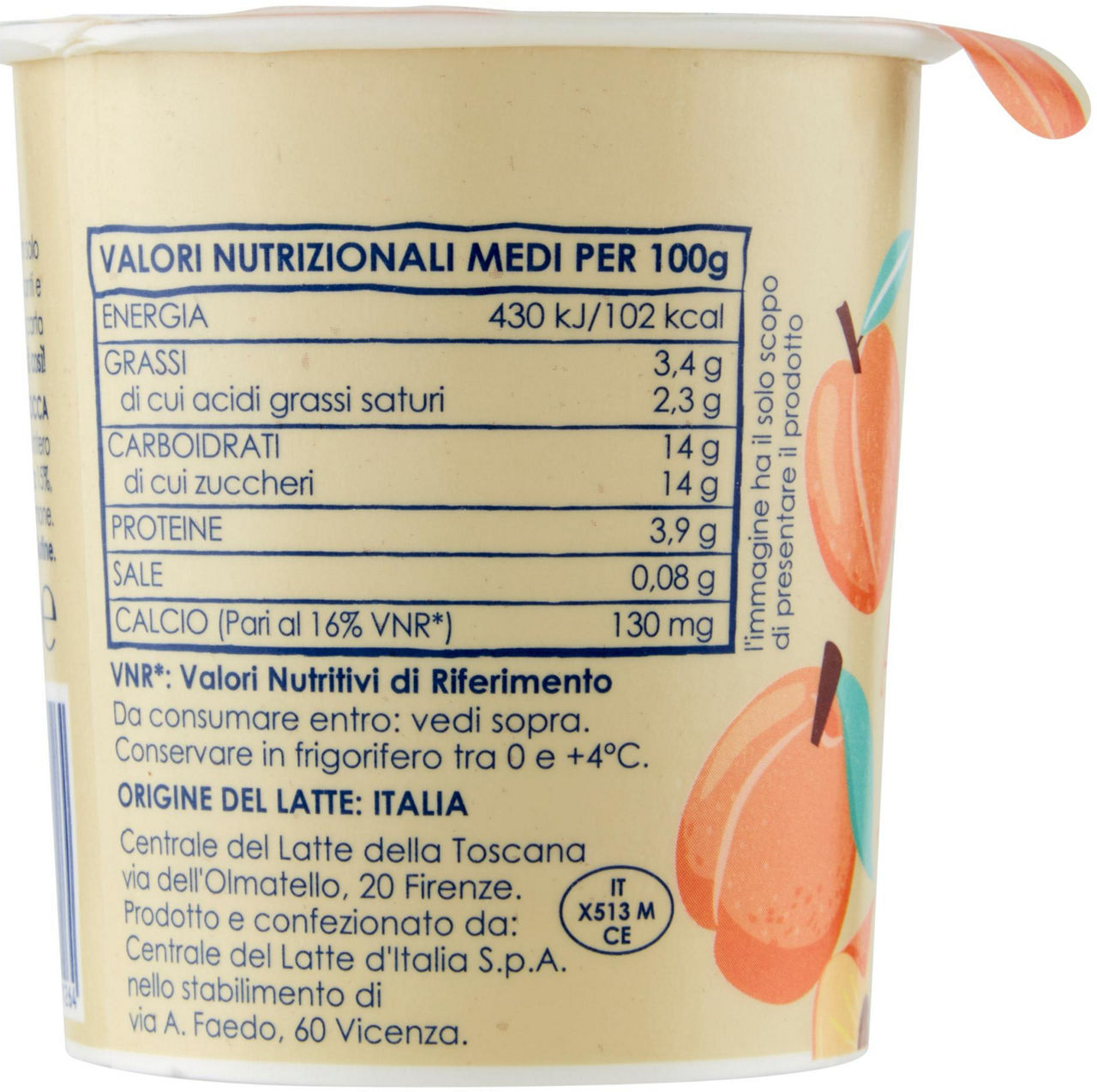 Yogurt da latte toscano all'albicocca 115 gr - Immagine 11