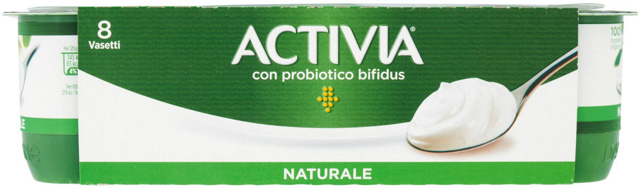 Yogurt con probiotico bifidus bianco 8 pz da 125 gr - Immagine 51