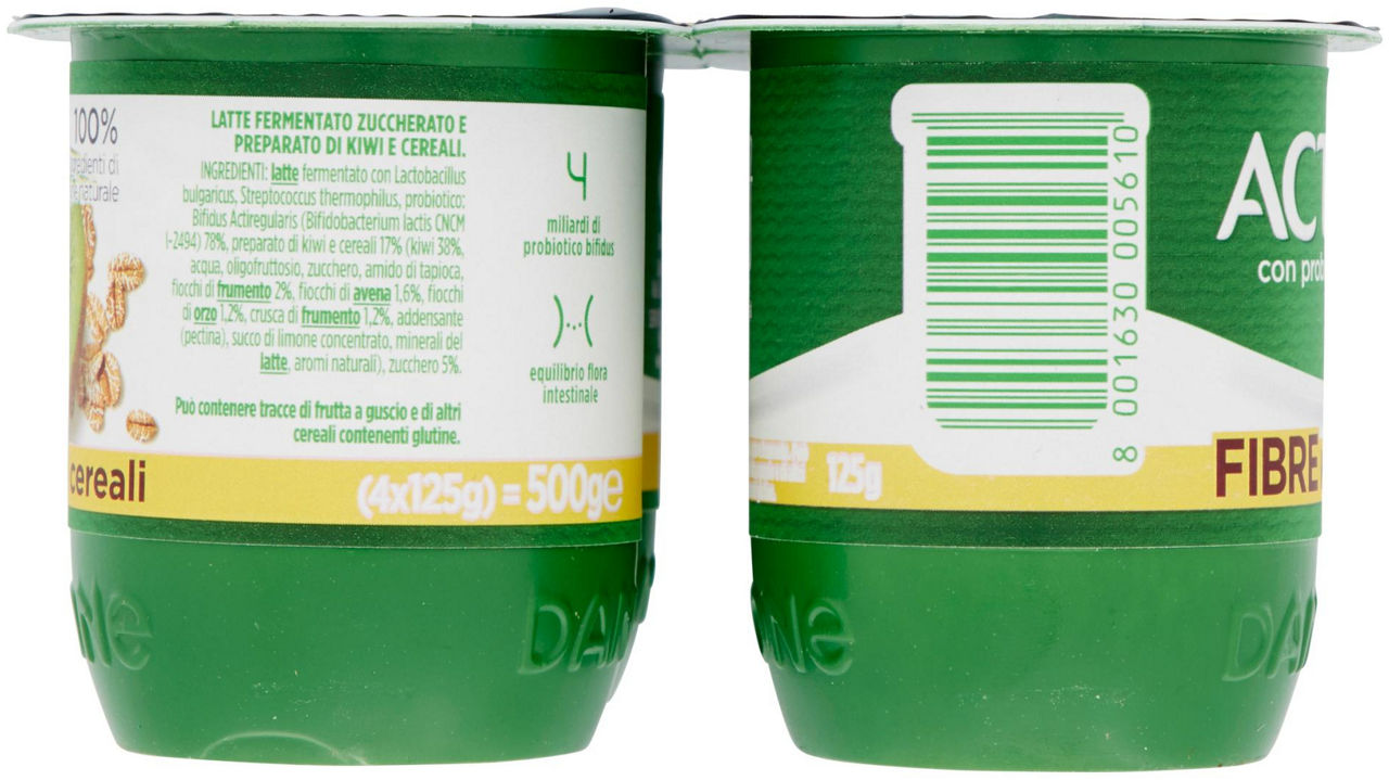 Yogurt fibre kiwi e cereali 4 pz da 125 gr - Immagine 11