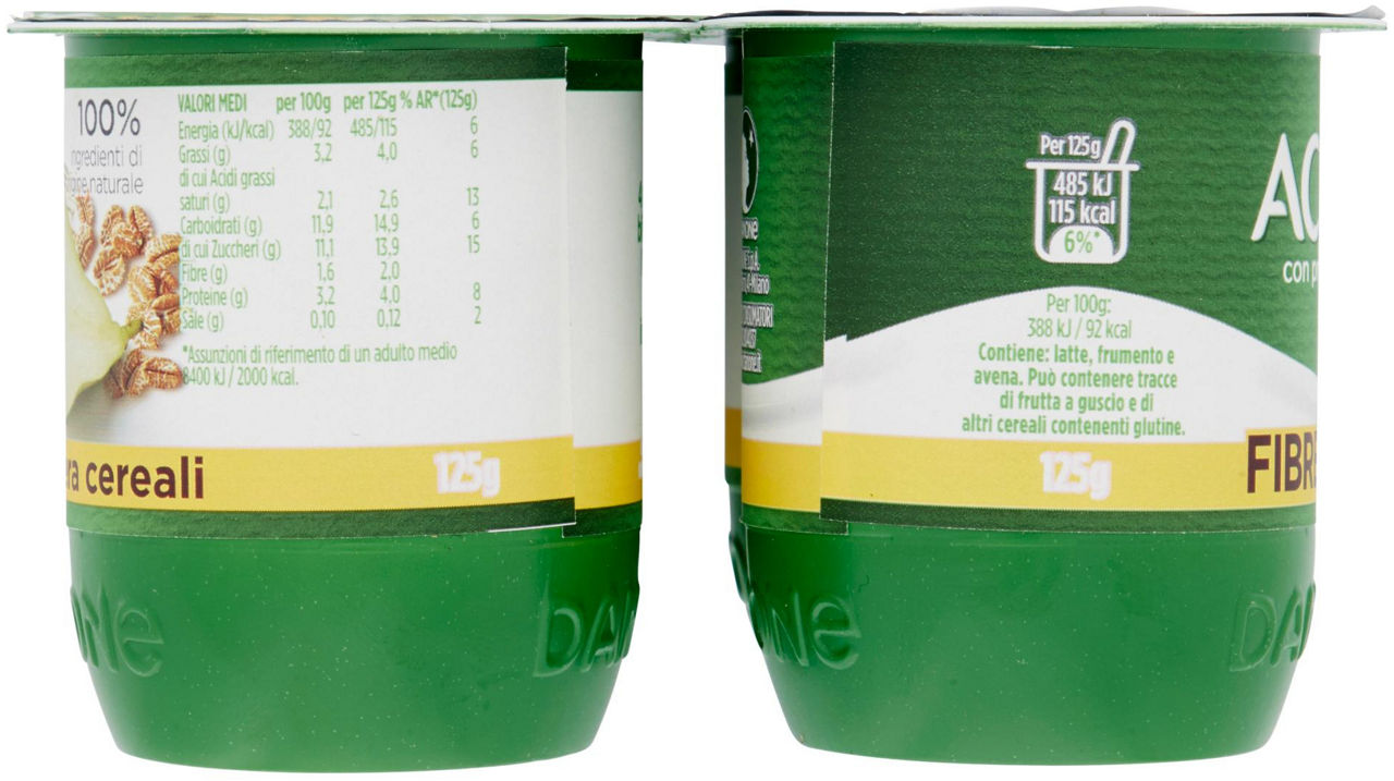 Yogurt fibre pera e cereali 4 pz da 125 gr - Immagine 31