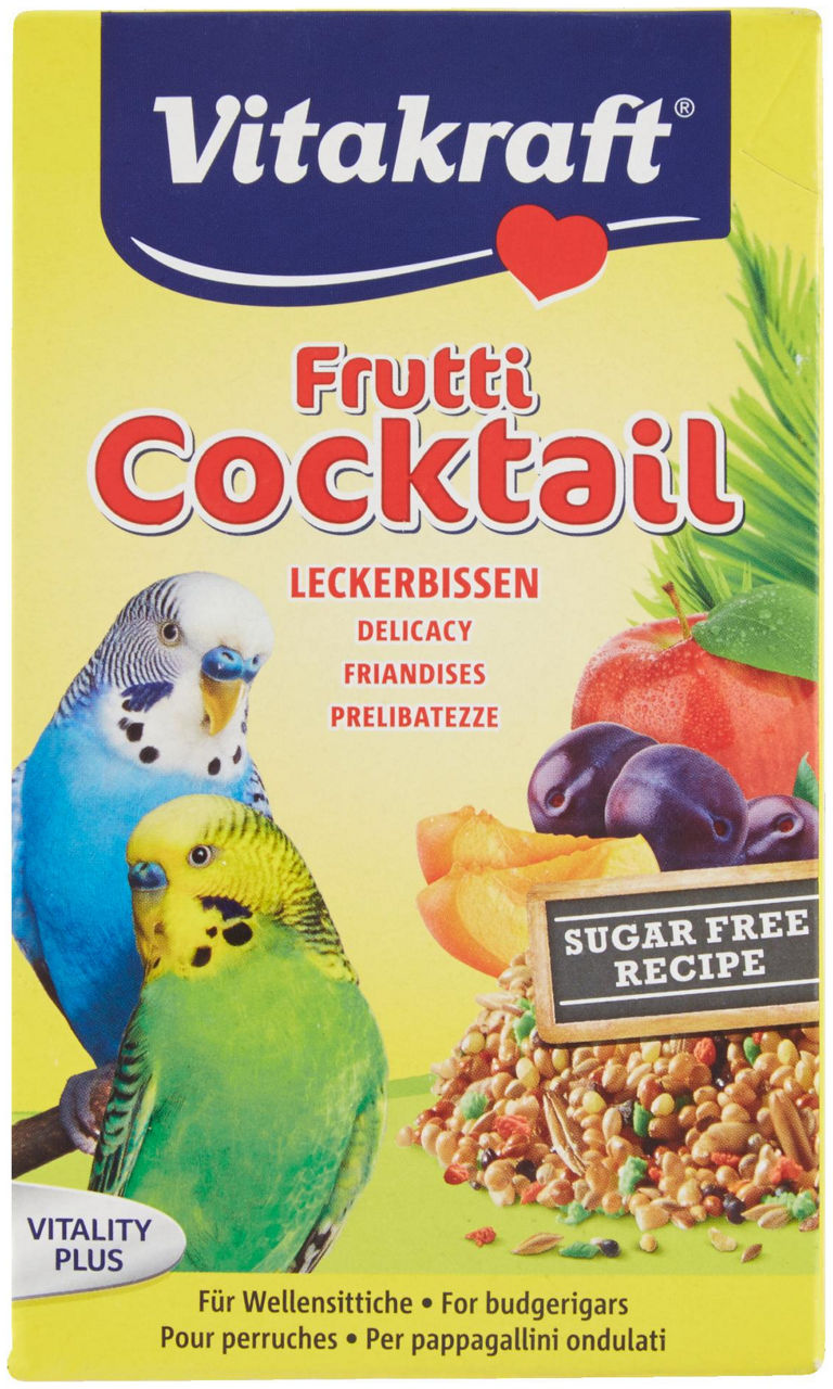 Cocktail per pappagallini alla frutta gr.200