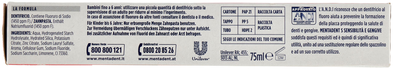 Dentifricio sensitive 75 ml - Immagine 51