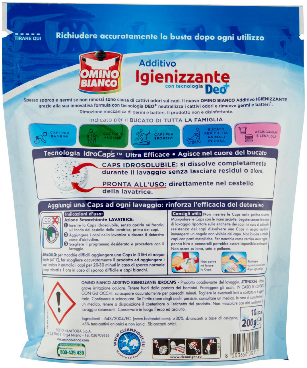 ADDITIVO SMACCHIATORE IGIENIZZANTE PZ 10 GR 200 - Immagine 21