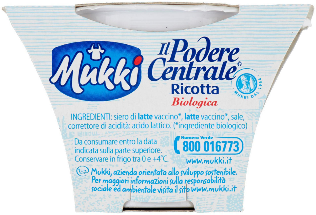 RICOTTA BIO IL PODERE CENTRALE MUKKY GR.100 - Immagine 51