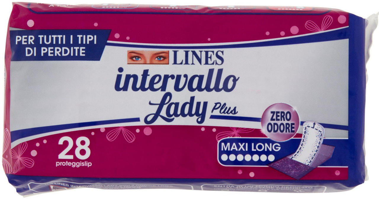 PROTEGGI-SLIP LINES INTERVALLO LADY MAXI LONG SCATOLA PZ.28 - Immagine 01