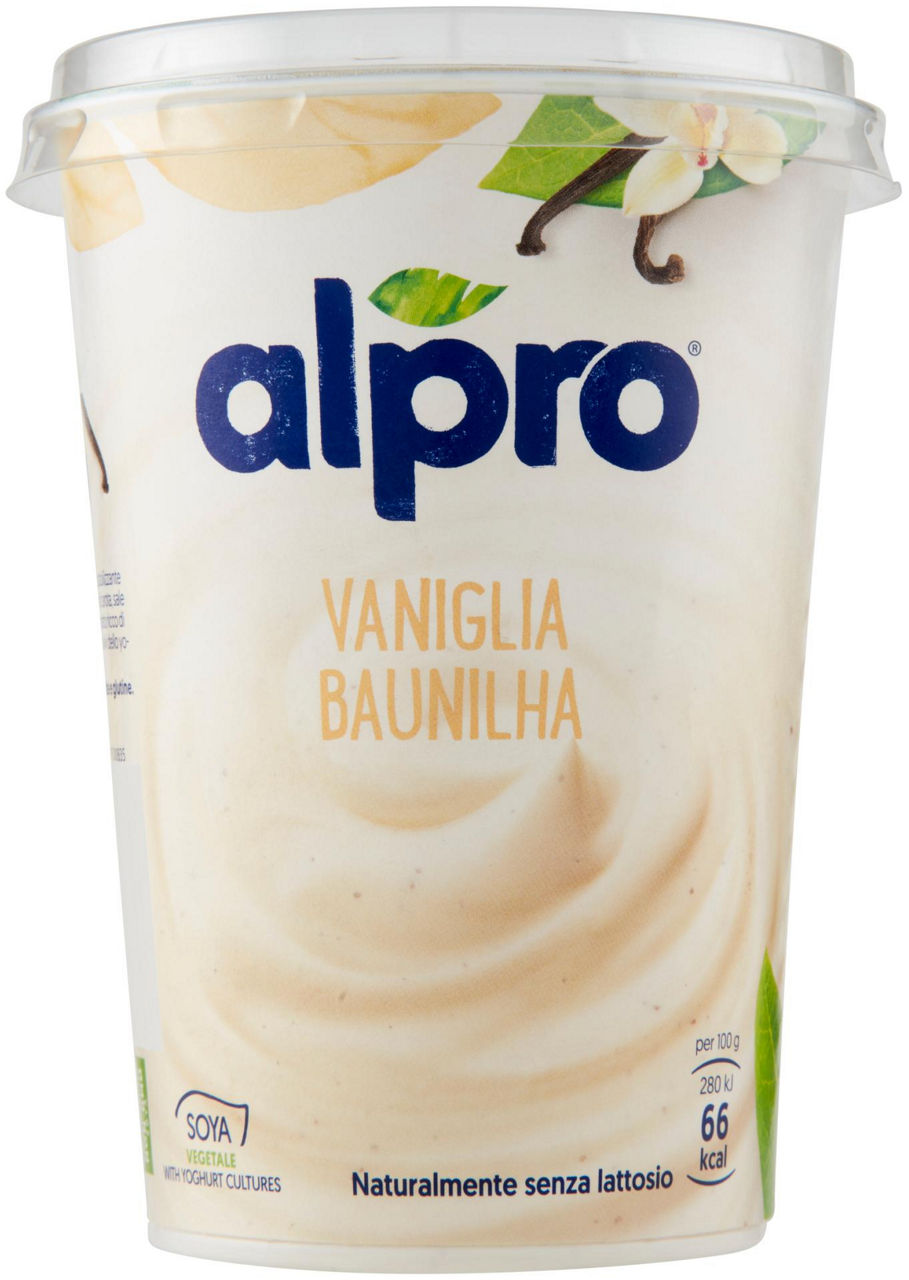 Yogurt vegetale alla vaniglia 500 gr