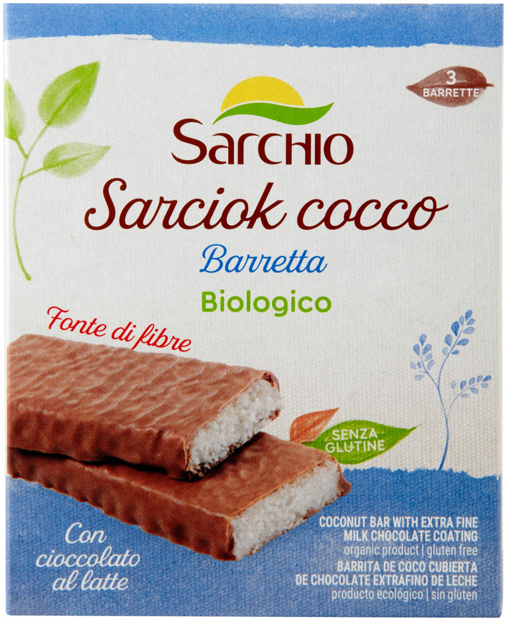 Sarciok cocco exotic biologico senza glutine scatola 90 g