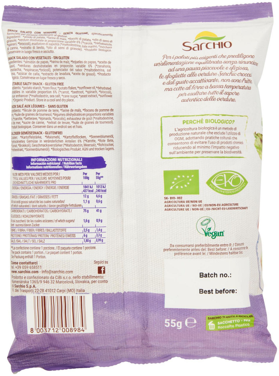 SFOGLIETTE ALLE VERDURE BIO SENZA GLUTINE 55 g - Immagine 21