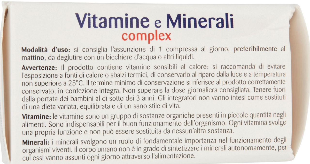 MULTIVITA VITAMINE E MINERALI COMPLEX MATT & DIET PHARMA COMPRESSE PZ.60 GR.79,8 - 5
