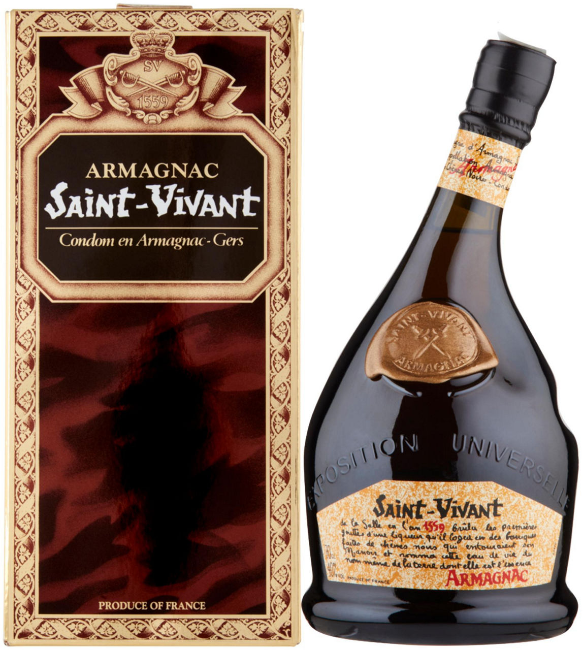 Cognac armagnac s.vivant 70cl