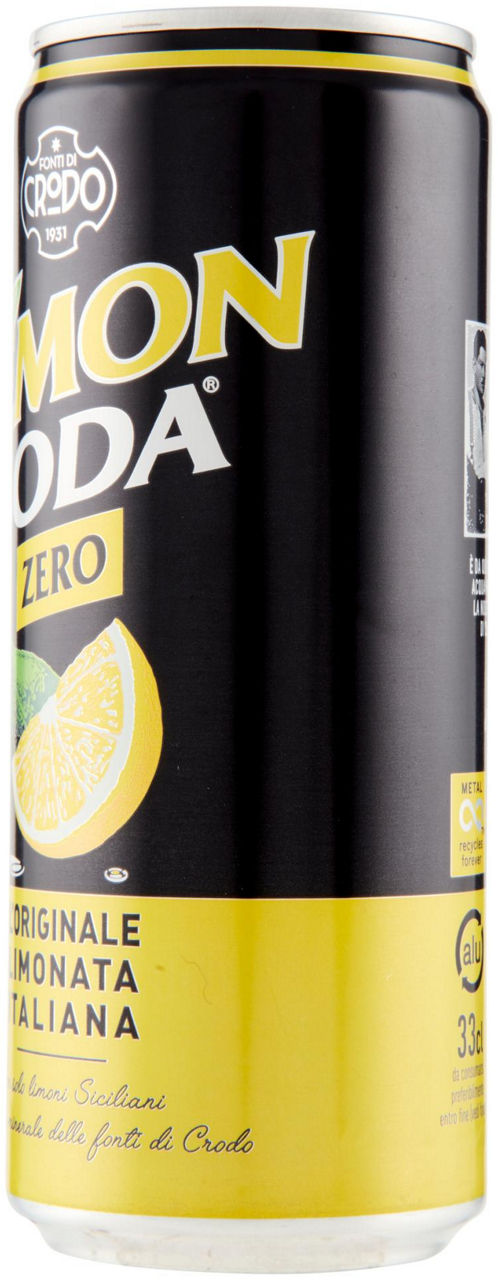 LIMONATA LEMONSODA ZERO LATTINA ML. 330 - Immagine 31