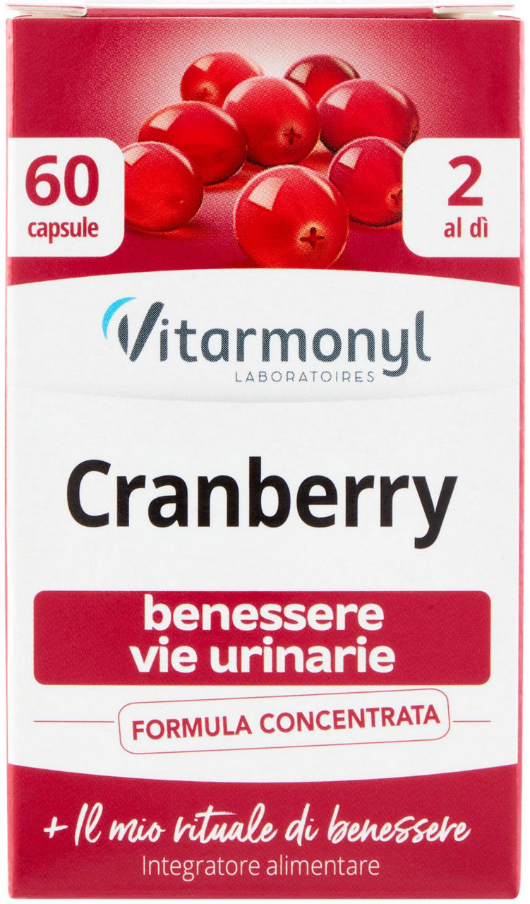 Integratore cranberry vitarmonyl 60 capsule gr. 20,1