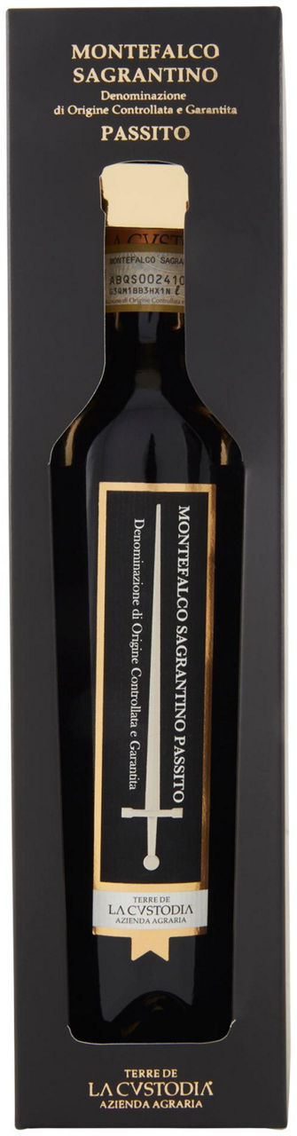 Vino montefalco sagrantino docg passito terre de la custodia 375ml