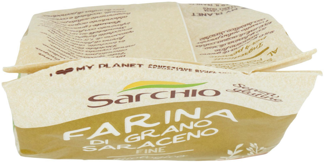 FARINA GRANO SARACENO FINE BIO SENZA GLUTINE SARCHIO SACCHETTO G 500 - Immagine 41