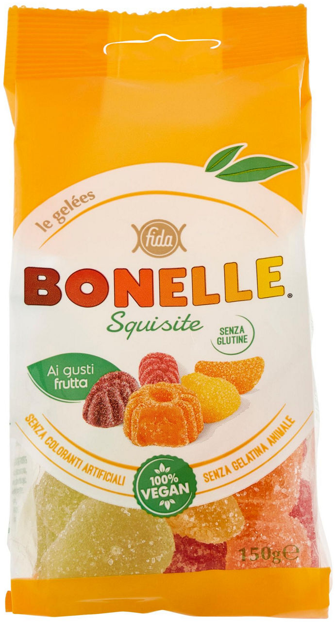 Caramelle morbide gelée alla frutta 150 gr