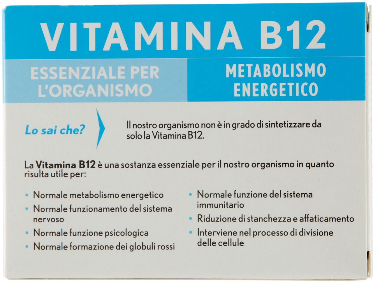 INT.VITAMINA B12 VITARMONYL SCATOLA 90 COMP.GR.7,2 - Immagine 21