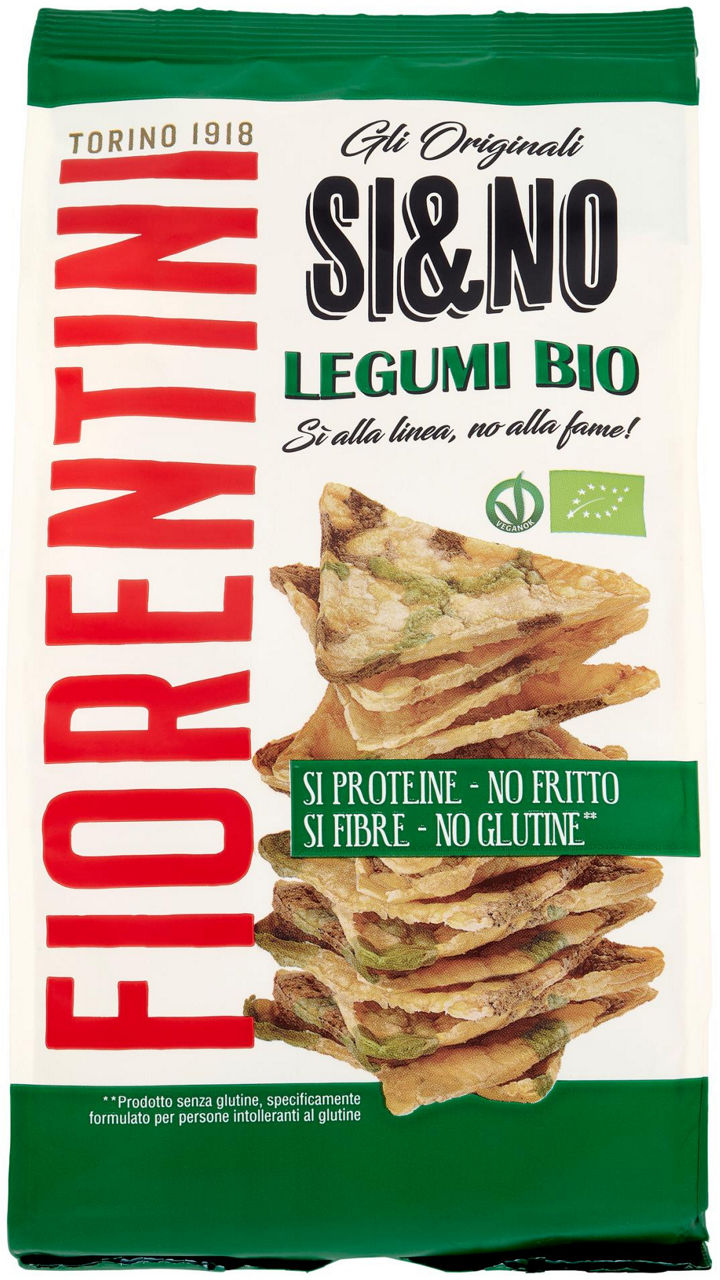 Mini gallette triangolari bio con legumi fiorentini g 70