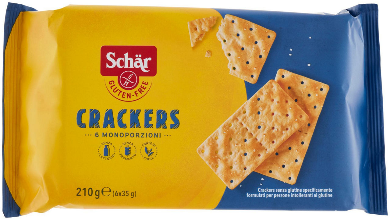 Crackers senza glutine schar flow pack g 210