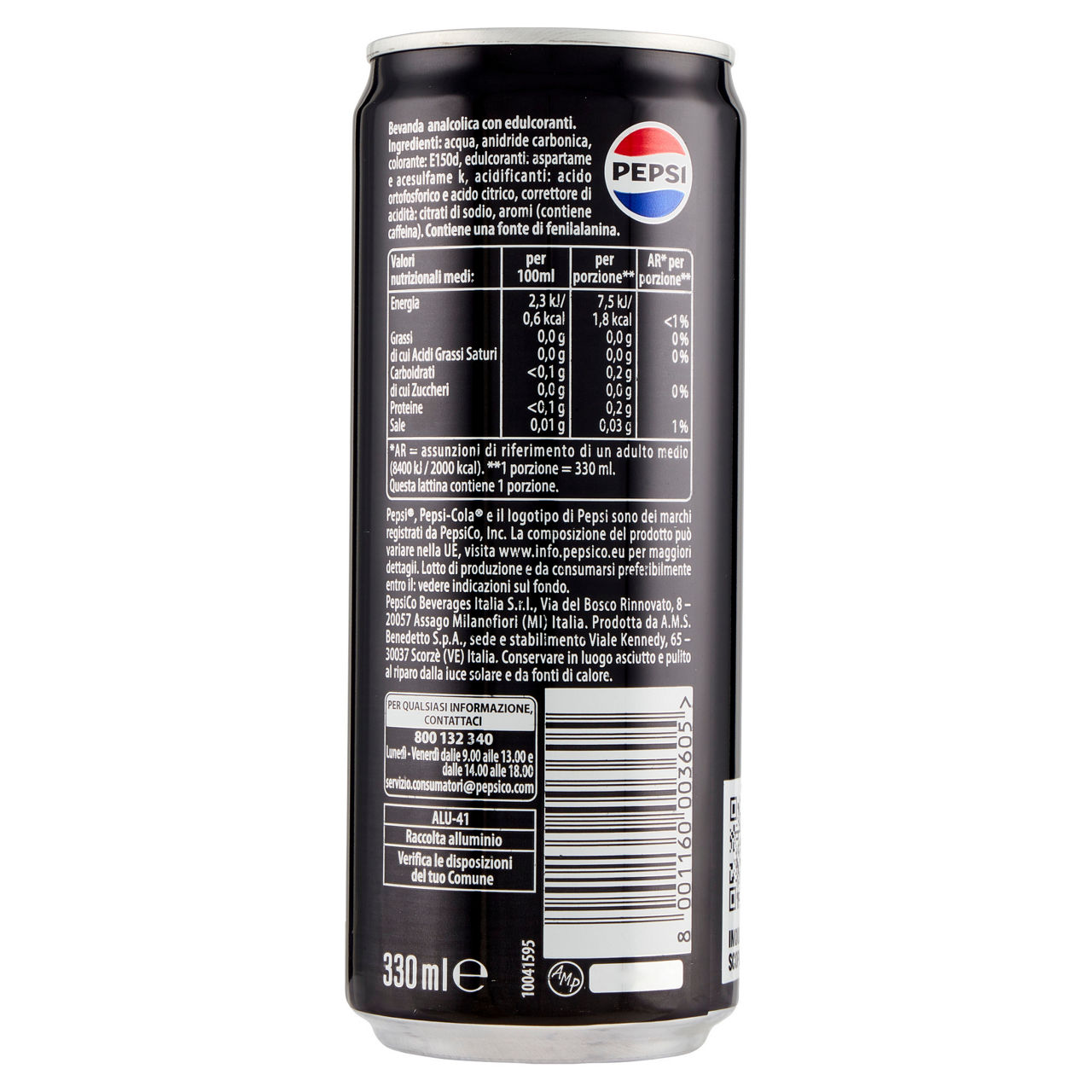 PEPSI MAX ZERO LATTINA ML. 330 - Immagine 21