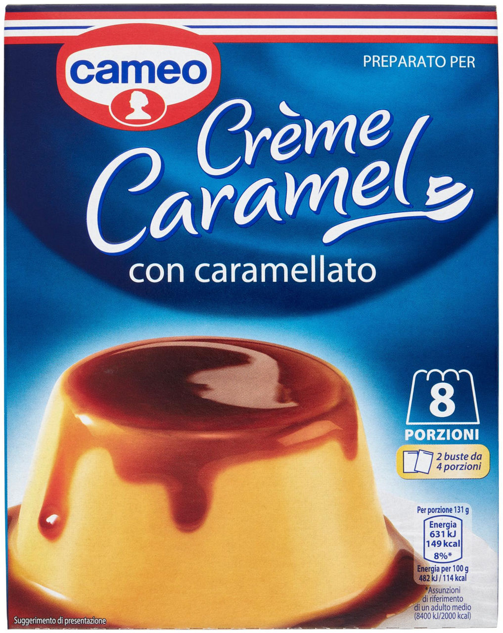 CREME CARAMEL CAMEO 2 BUSTE C/CARAMELLO SC. GR.200 - 0
