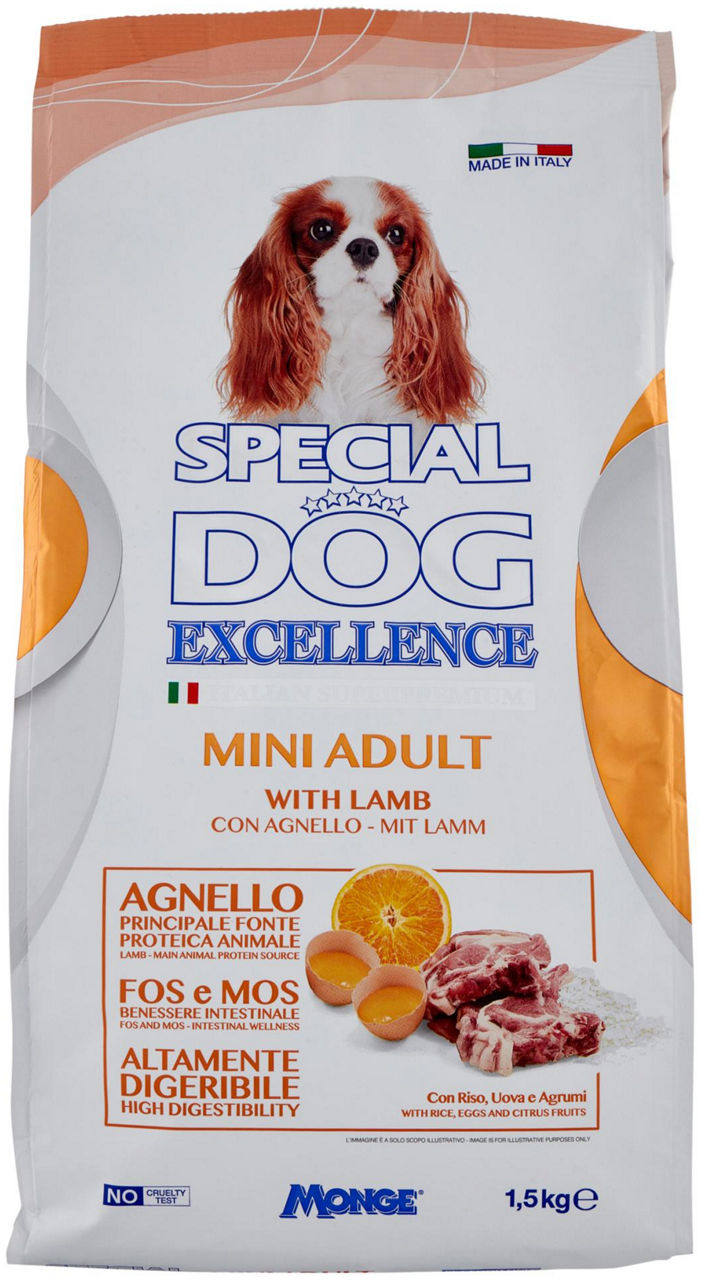 SECCO CANE SPECIAL DOG EXCELLENCE MINI ADULT AGNELLO KG 1,5 - 0