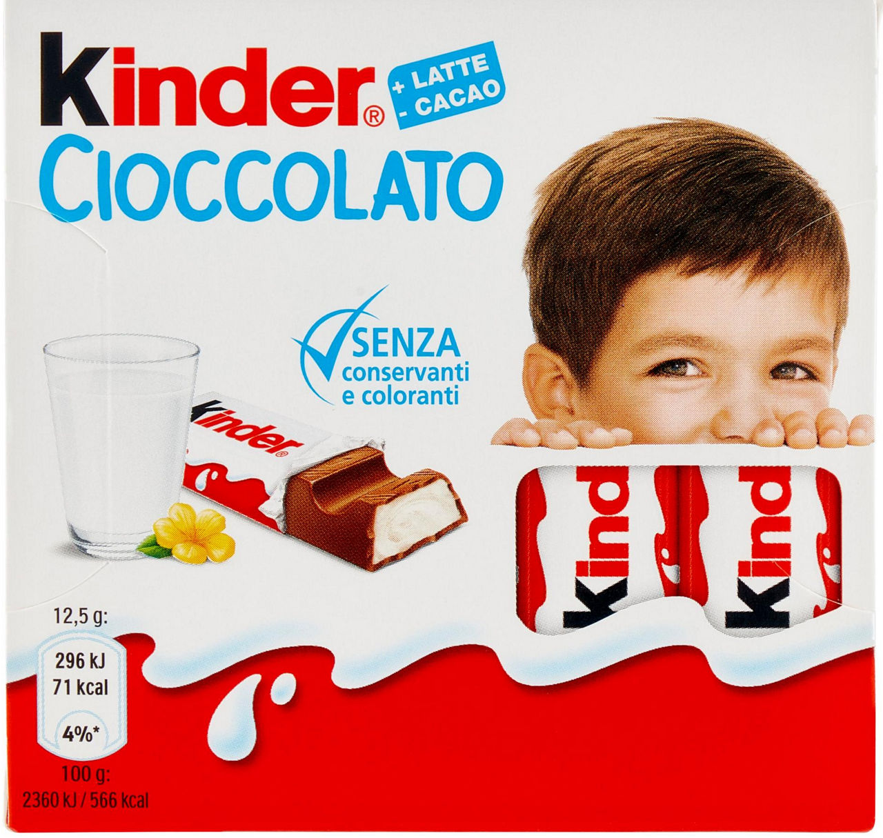 Kinder cioccolato t4 scatola g 50