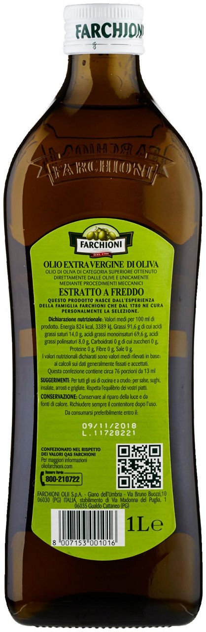 OLIO EXTRAVERGINE FARCHIONI BTG. LT.1 - Immagine 21