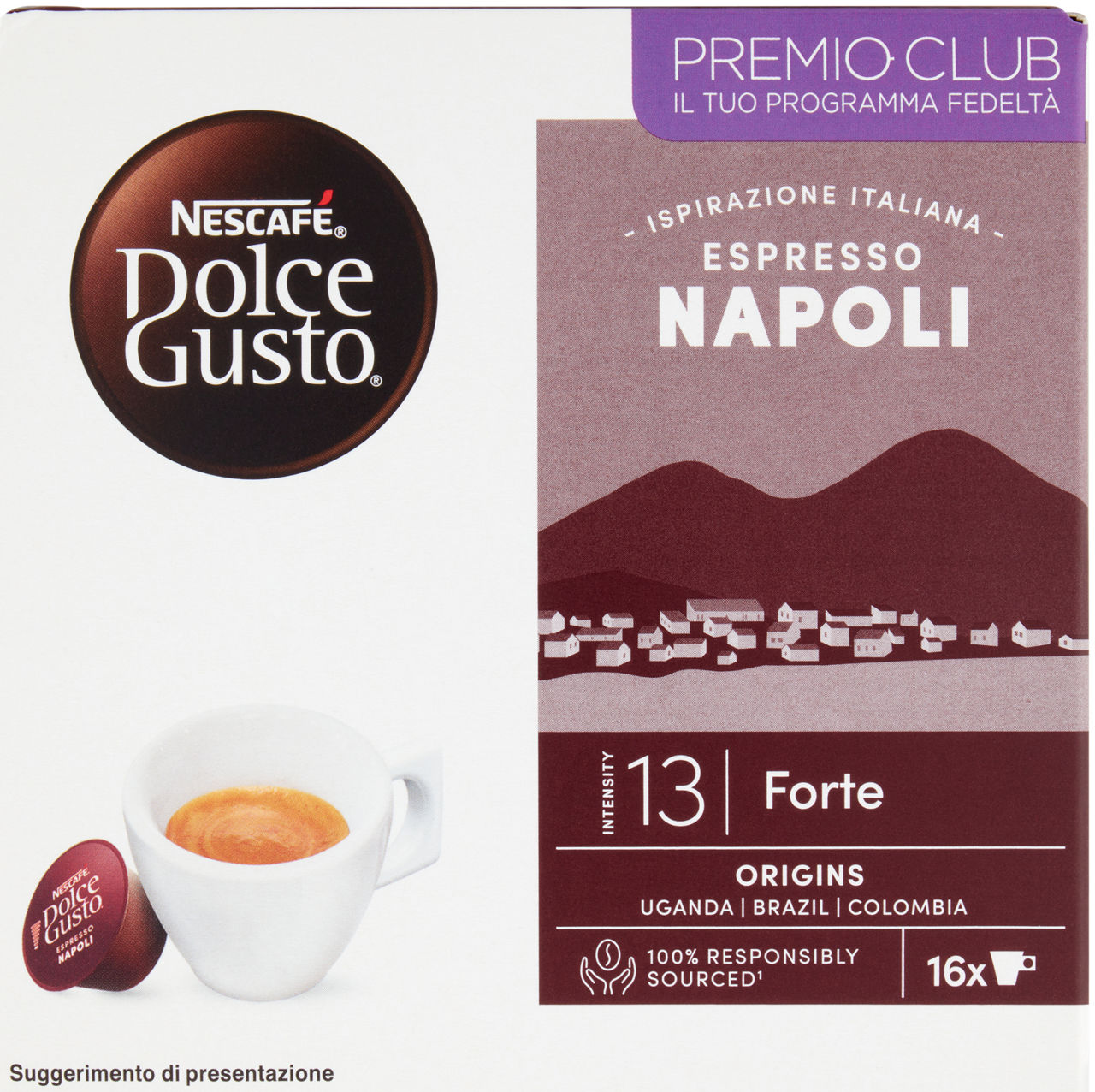 Caffè in capsule napoli 16 pz - Immagine 01