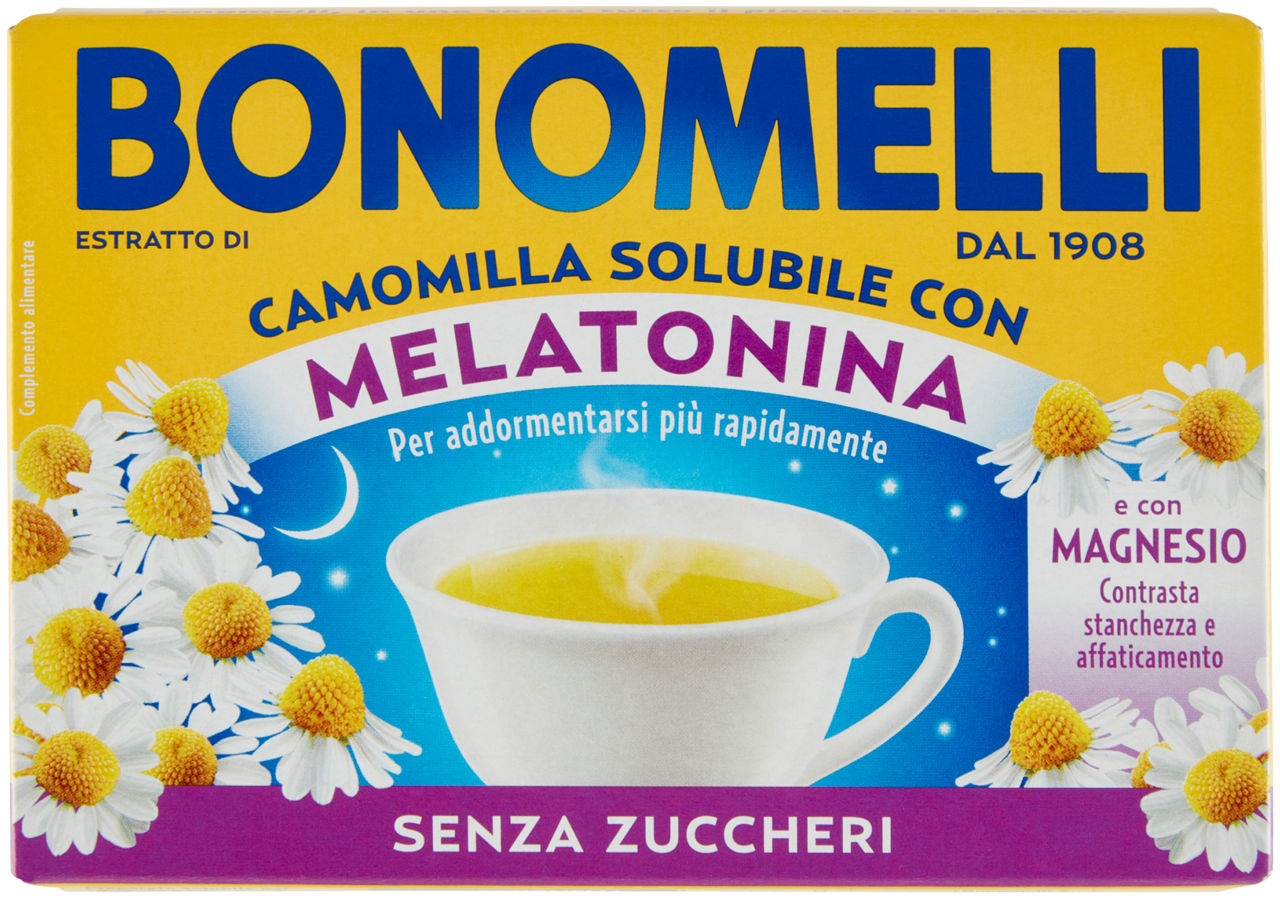 Camomilla solubile melatonina & magnesio 16 filtri sc g 72