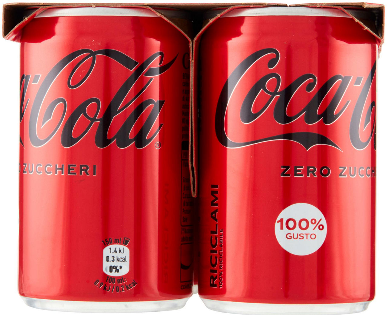 Coca cola zero zuccheri in lattina 6 pz x 150 ml - Immagine 11