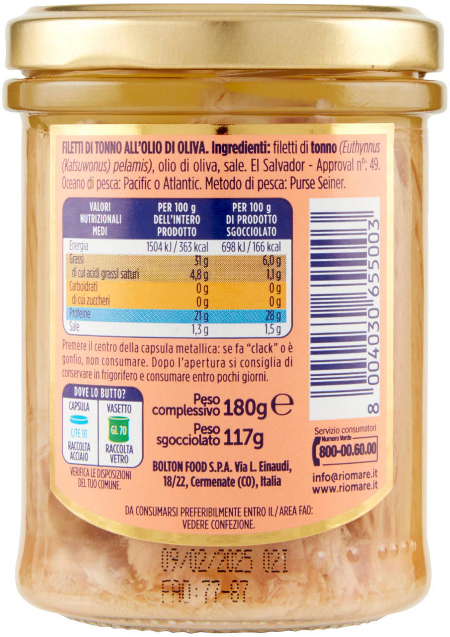 Filetti di tonno all'olio di oliva 180 gr - Immagine 21