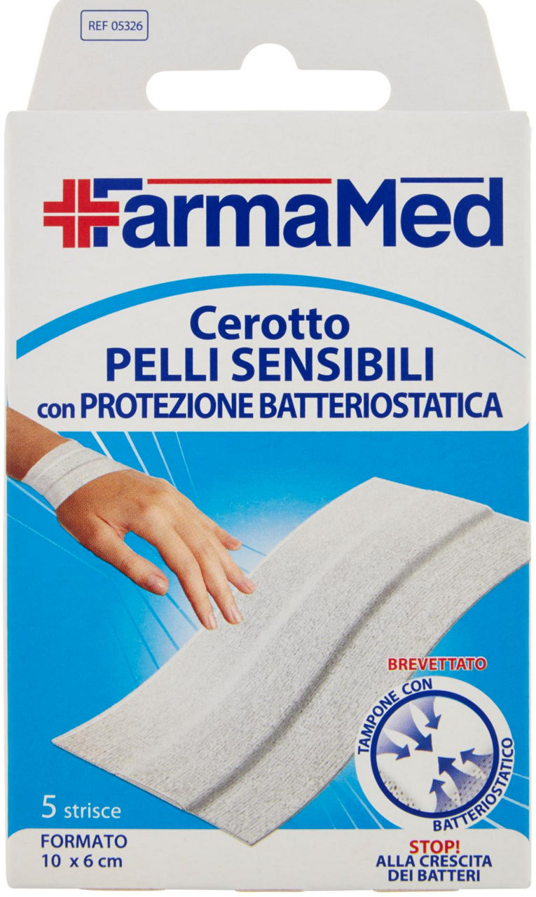 Cerotti farmamed abatox in striscia 6x10cm 5 strisce