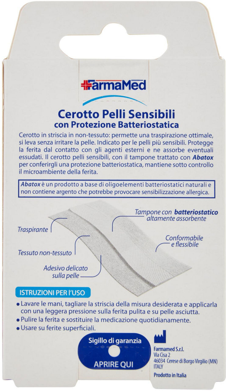 CEROTTI FARMAMED ABATOX IN STRISCIA 6X10CM 5 STRISCE - Immagine 41