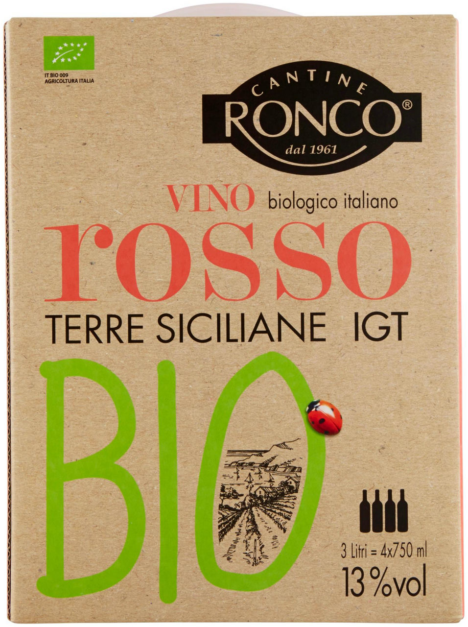 VINO ROSSO TERRE SICILIANE IGT BIO BAG IN BOX 3 lt - Immagine 41