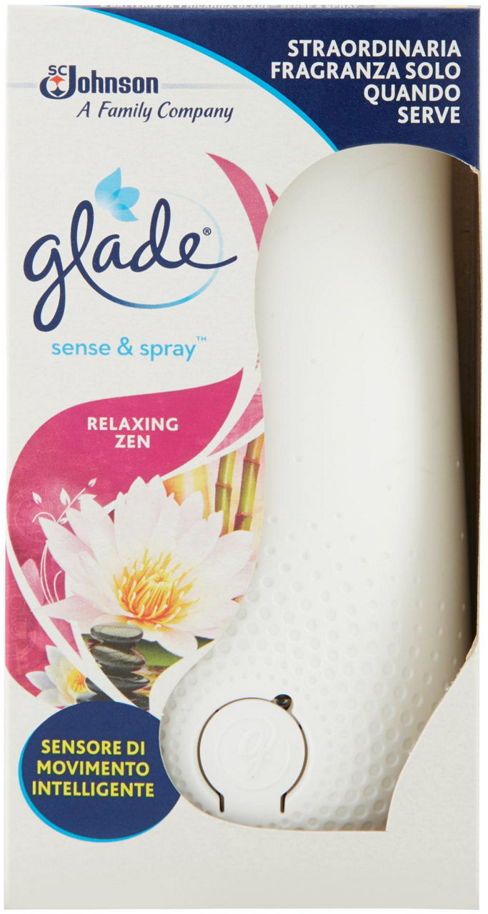 Glade sense & spray base+ric.relaxing zen ml 18
