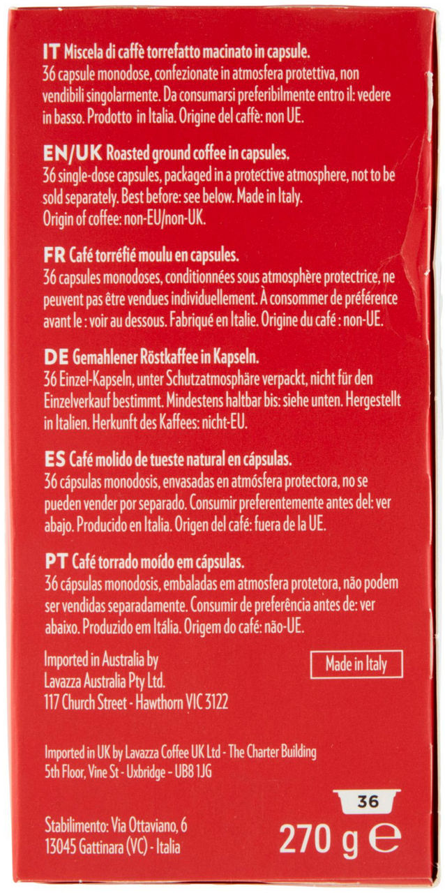 Caffè in capsule qualità rossa 36 pz - Immagine 11