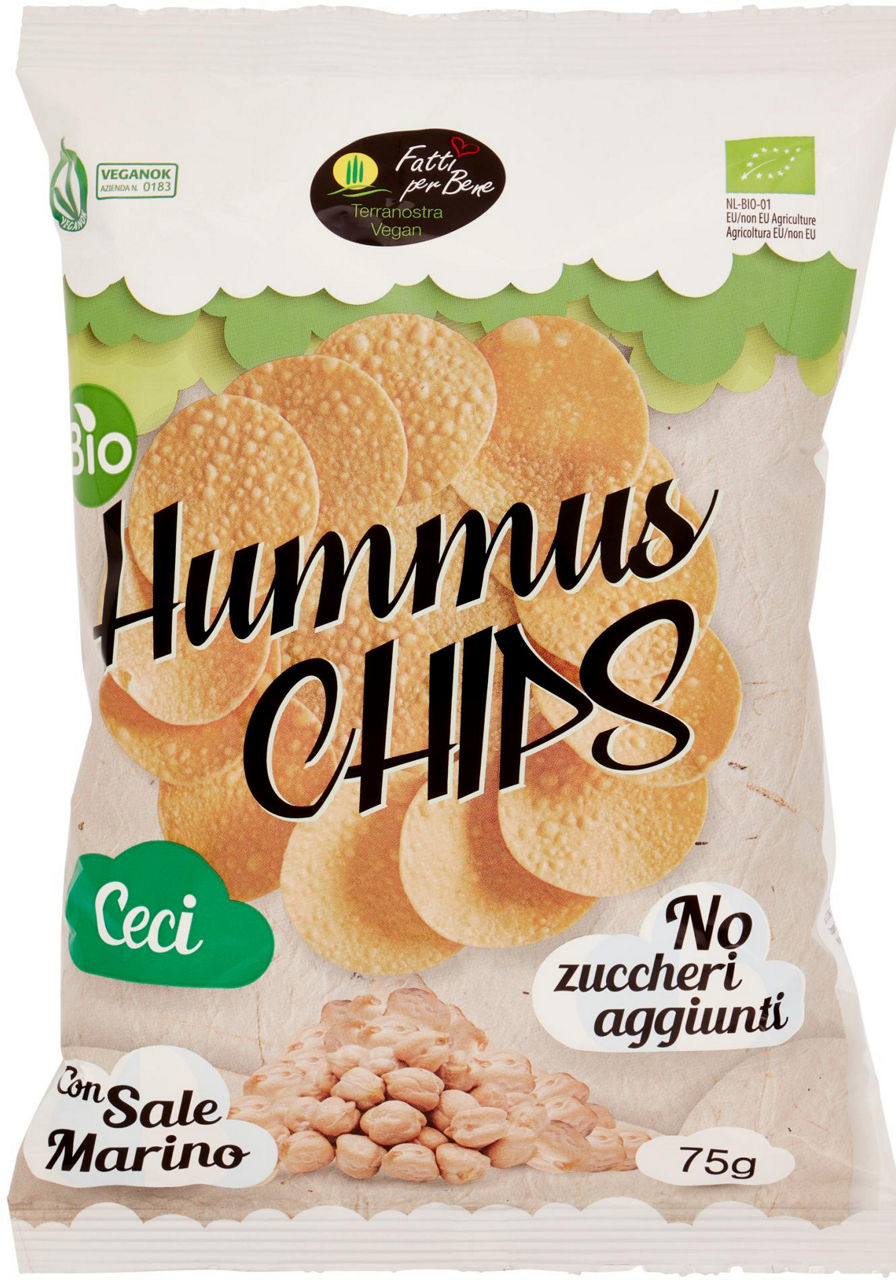 Chips di ceci hummus terra nostra vegan 75g