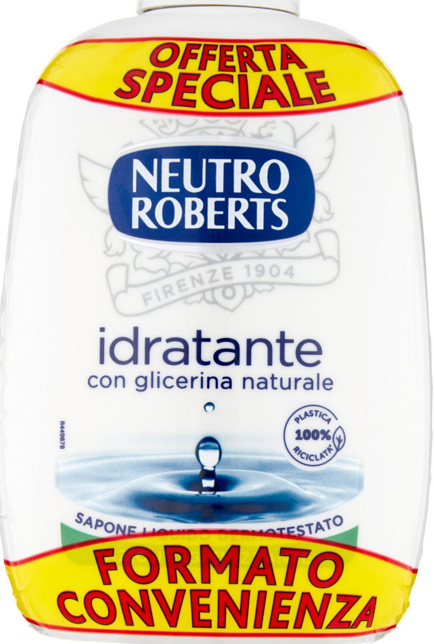 Ricarica sapone liquido neutro roberts idratante ml200 x 2