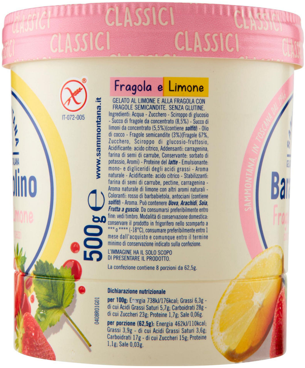 Gelato alla fragola e limone 500 gr - Immagine 31