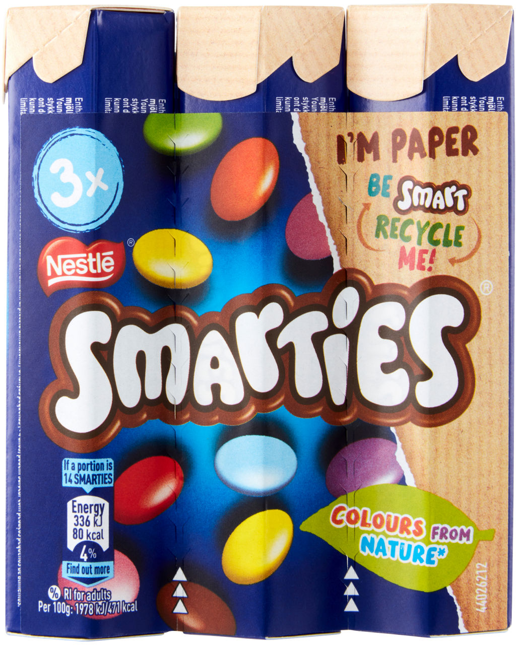 SMARTIES TRIO 3X34G NESTLÉ MPK G 102 - Immagine 01