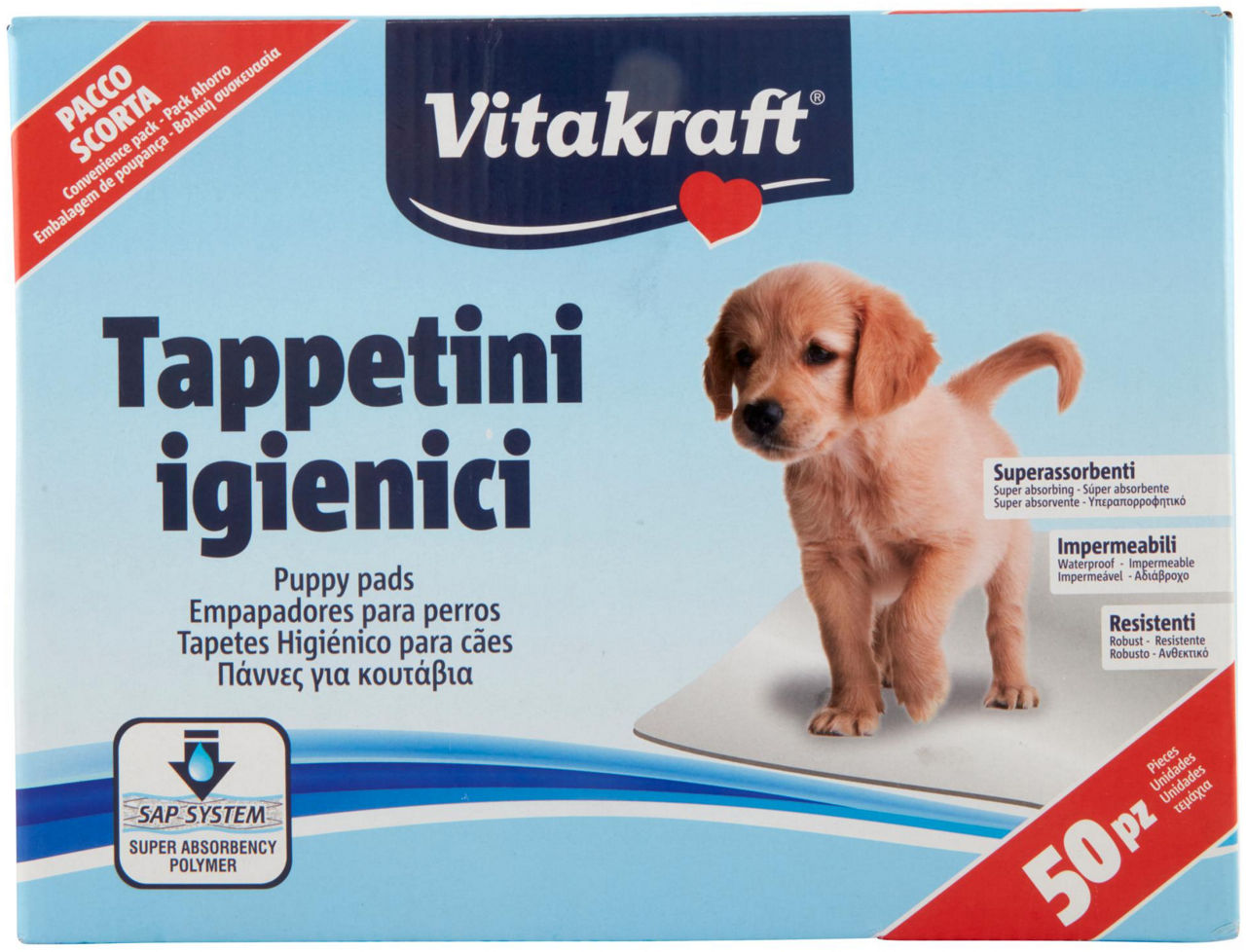 TAPPETINI IGIENICI VITAKRAFT  PACCO SCORTA SCATOLA PZ.50 - Immagine 21