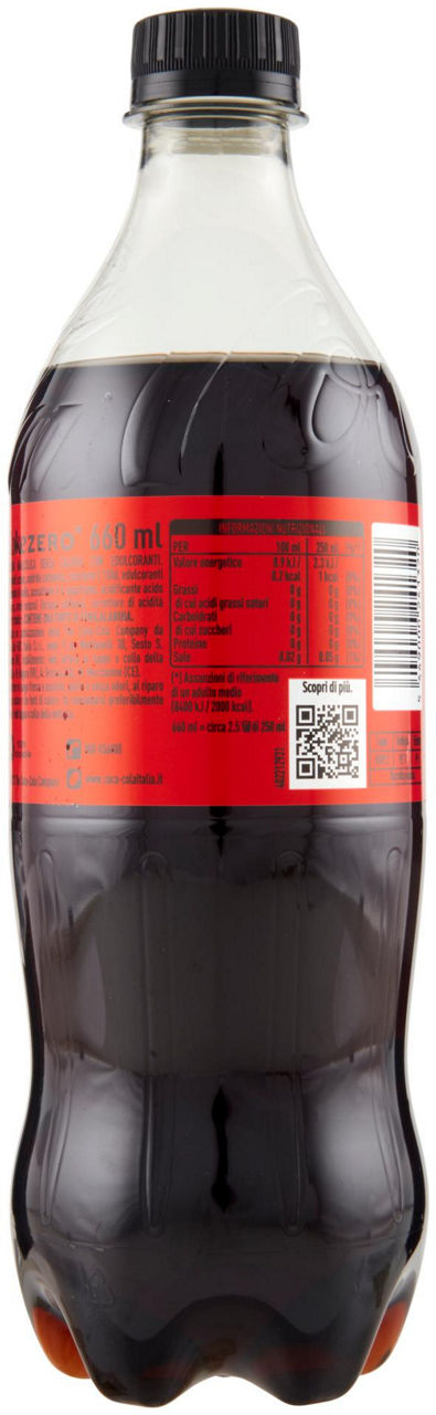 COCA COLA ZERO ZUCCHERI PET ML 660 - Immagine 21