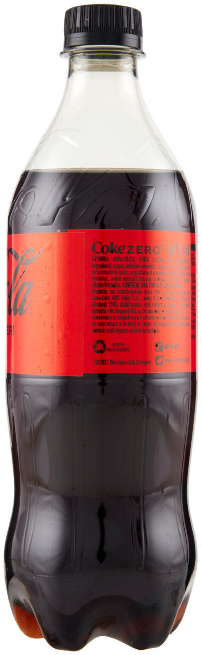 COCA COLA ZERO ZUCCHERI PET ML 660 - Immagine 31