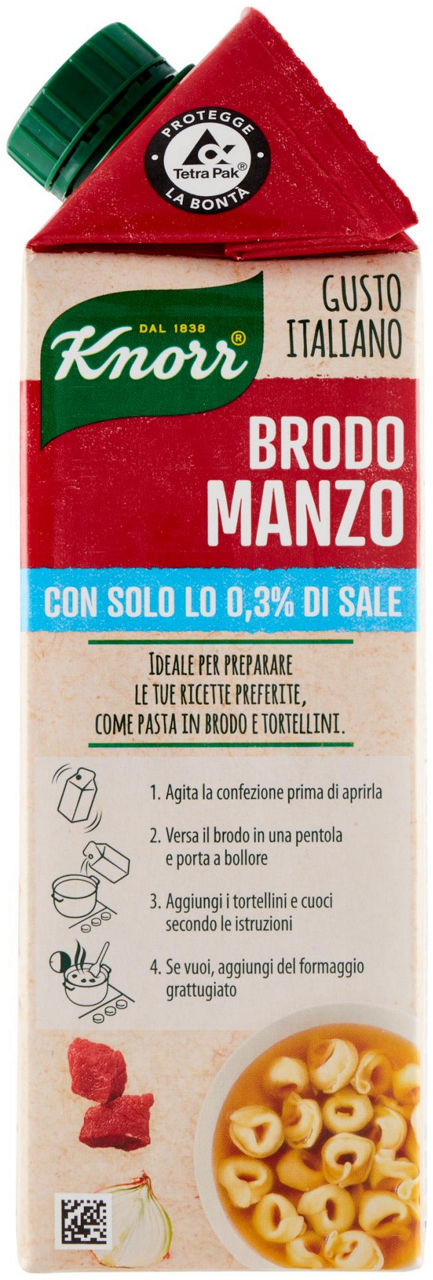 BRODO LIQUIDO MANZO BASSO SALE KNORR ML 750 - 3