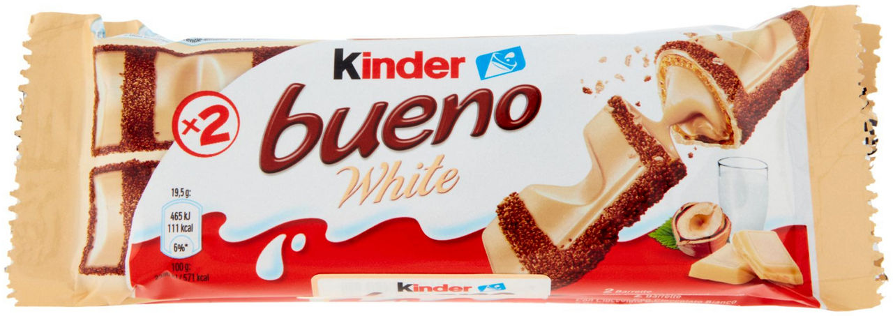 Snack kinder bueno white ferrero t.3 multipack gr. 117