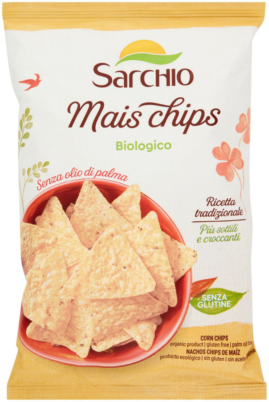 Mais chips biologico sarchio sacchetto gr.75