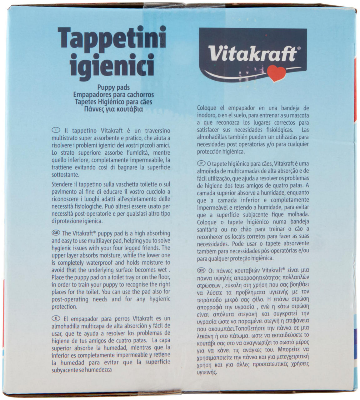 TAPPETINI IGIENICI VITAKRAFT  PACCO SCORTA SCATOLA PZ.50 - Immagine 11