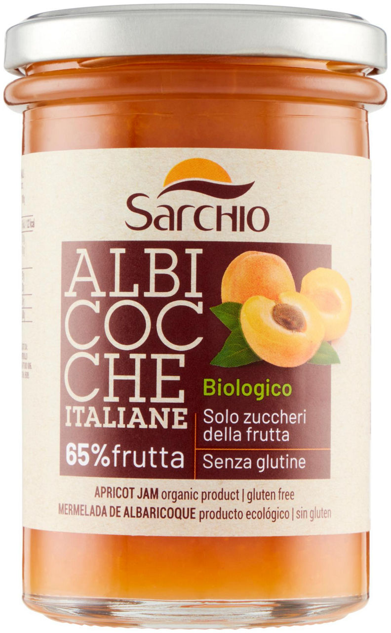 Composta di albicocche s/glutine biologica  sarchio gr.320