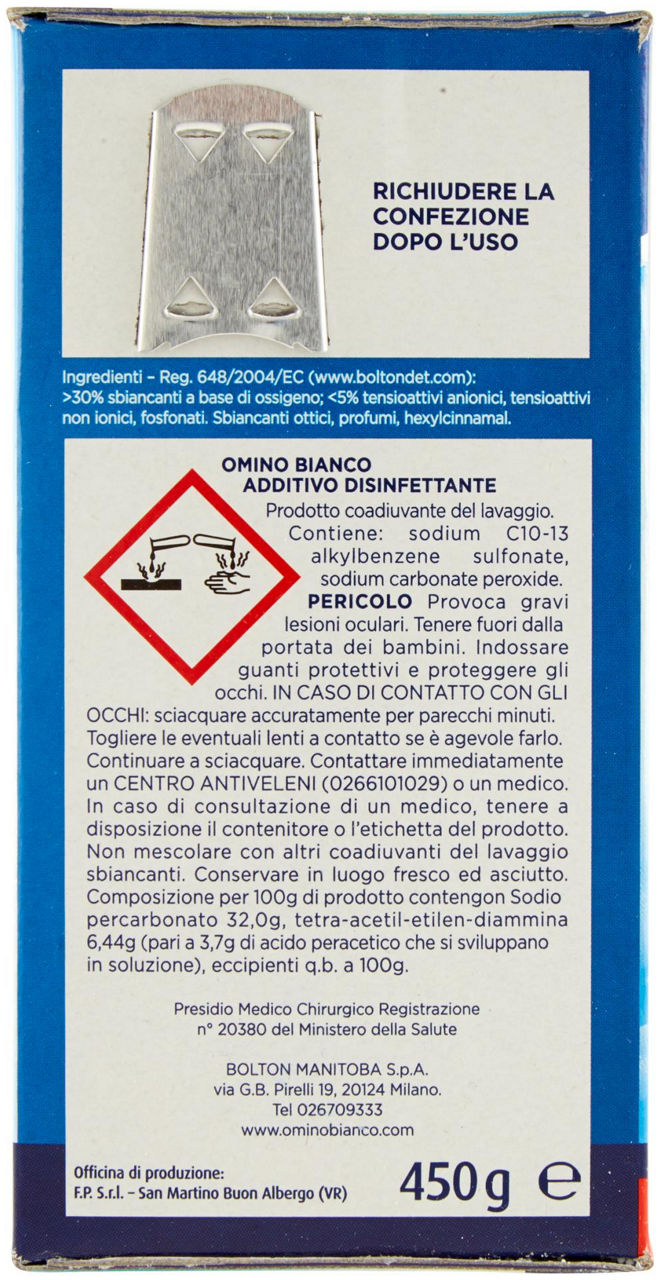 ADDITIVO DISINFETTANTE IGIENIZZANTE POLVERE GR 450 - Immagine 31