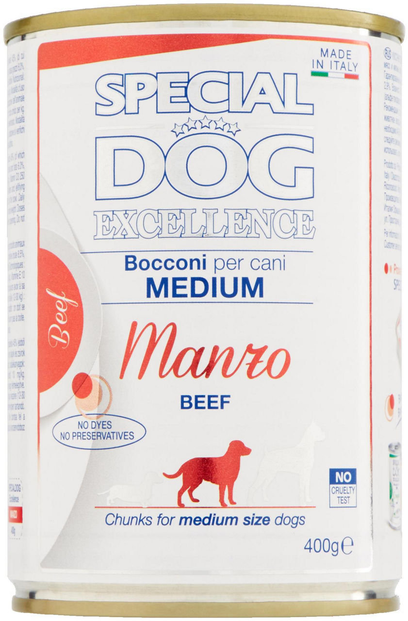 SPECIAL DOG EXCELLENCE BOCCONI MEDIUM ADULT MANZO LATTINA G 400 - 0